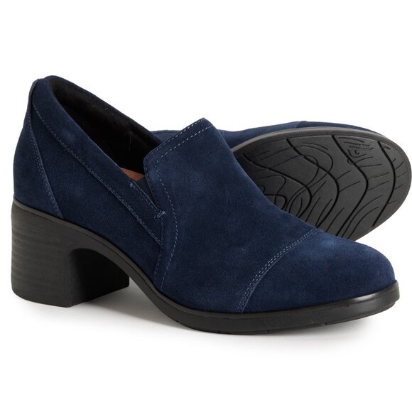 NEW Jambu Vaughn Pumps - Suede  For Women in navy  2542S1 - Picture 2 of 7